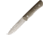 Real Steel Bushcraft III Convex Coyote Knife, 4 satin finish D2 tool steel blade, Coyote tan G10 handle, 3726C