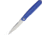 Real Steel G5 Metamorph Linerlock Folding Knife, 3.5in Satin 14C28N Sandvik SS Blade, Blue Aluminum Handle, Pocket Clip, Blue, 7838