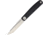 Real Steel GSlip Slipjoint Black Folding Knife, 3.5 satin finish VG-10 stainless blade, Black G10 handle, 7841