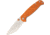 Real Steel H6 Special Edition II Folding Knife,3.75in,Sandvik 14C28N Steel,Satin,Orange,G10 Handle RS7781