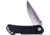 Real Steel Luna Maius Eco Folding Knife, 3in, 10Cr15CoMoV, G10 Handle, Black, 7091EB