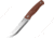 Real Steel Pathfinder Fixed Blade Knife, 4.57in, 14C28N Steel, Brown Micarta Handle, 3851B