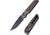 Real Steel Sacra TAC Folding Knife, 3in, Steel, Tanto, G10 Handle, Coyote, 7712C