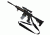 Red Rock Outdoor Gear C2 2-to-1 Point 2in. Tactical Sling, Black 37-002BLK
