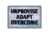 Red Rock Outdoor Gear Morale Patch, Improvise Adapt Overcome, 97-050