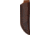 Reiff Knives F3 EDC Fixed Blade Knife, 2.9in, CPM MagnaCut, Drop Point, G10 Tan Handle, Brown Leather Sheath, F3019CTGBRCR