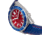Reign Francis Leather-Band Watch w/Date, Blue/Red, One Size, REIRN6306