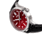 Reign Henry Automatic Canvas-Overlaid Leather-Band Watch w/Date, Red - Mens, REIRN6205