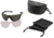Revision Slingshot Ballistic Two Lenses Sunglasses, Black Frame/Verso/Umbra Lenses, 4-0759-0005