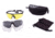 Revision Stingerhawk Deluxe Kits, Lens Yellow, Clear and Smoke, Frame Black, Large, 4-0152-0035
