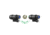 RIX RNV-14 1x25mm Night Vision Monocula rwith White Tubes 1800 FOM, Black, Small, RNV14W18