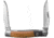 Roper Knives Rattler Muskrat Folding Knife, Satin finish 1065 carbon steel twin clip blades, Black and tan micarta handle, RP0007CMT