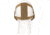 Rothco Carbon Steel Half Face Mask, Coyote Brown, 85770-CoyoteBrown