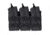 Rothco MOLLE Open Top Six Rifle Mag Pouch, Black, 41006-Black