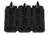 Rothco MOLLE Open Top Six Rifle Mag Pouch, Black, 41006-Black