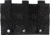 Rothco MOLLE Triple Pistol Mag Pouch, Black, 51102-Black