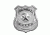 Rothco Security Guard Badge, Silver, 1900-Silver