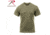 Rothco Solid Color 100% Cotton T-Shirt, AR 670-1 Coyote Brown, Small, 2934-AR670-1CoyoteBrown-S