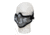 Rothco Steel Half Face Tactical Mask, Black Skull, 14979