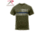 Rothco Thin Blue Line T-Shirt, Olive Drab, M, 1092-OliveDrab-M