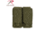 Rothco Universal Double Mag Rifle Pouch - Molle, Olive Drab, 51003-OliveDrab