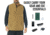 Rothco V2 Concealed Carry Soft Shell Vest, Coyote Brown, S, 86555-CoyoteBrown-S