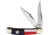 Rough Rider Texas Star Copperhead Knife, 3.75in Closed, Clip/Skinner Blades, Red/White/Blue Plastic Handle, RR2506 KB207