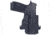 Rounded Gear Paddle Holster OWB Black Carbon Fiber Kydex Fits Sig P365 X Macro Right Hand, SSRP365XMACROTLR7SUBCF