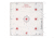 Ruger Paper Shooting Targets, 7-Spot Precision Sight-In Grid, 17in Square, 20-Targets Per Pack, 27992