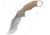 RUIKE F181 Fixed Blade Sand Knife, 4.5 stonewash finish 14C28N Sandvik stainless bla, Tan sculpted G10 handle, F181-W