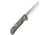 RUIKE Hussar P121 Linerlock Green Folding Knife,3.75in,Standard Edge,Satin,Green,G10 Handle, P121-G