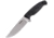 RUIKE Jager F118 Fixed Blade Black Fixed Blade Knife, 4.5in, Standard Edge, Stonewash, Black, G10 Handle, F118-B