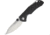 RUIKE Linerlock Carbon Fiber Folding Knife, 2.75in Bead Blast Finish 14C28N Sandvik SS Drop Point, Black G10 Handle With Carbon Fiber Onlay, Built In Ball Bearing Structure, P671-CB