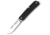RUIKE M11 Medium Folder Black Folding Knife,2.75in,Standard Edge,Satin, Black, G10 Handle, M11-B