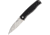 RUIKE P662 Linerlock Folding Knife, Black G10 handle, RKEP662B