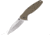 RUIKE P843 Linerlock Folding Knife, Tan textured G10 handle, P843-W