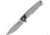 RUIKE P875-SZ Framelock w/BetaPlus Folding Knife, 3.5 satin finish 14C28N Sandvik stainless blade, Honeysuckle etch on handle, P875-SZ