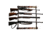 Rush Creek Creations 5 Gun Wall Rack, Americana Flag, 38-4046
