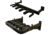 Rush Creek Creations 5-Gun Wall Rack with Smart Stock Technology, Black, 38-5005