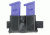Safariland 079 Concealment Magazine Holder, Snap-On, Double - STX TAC Black, Ambidextrous, 2in. Belt Loop Slot 079-83-13-2