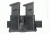 Safariland 079 Concealment Magazine Holder, Snap-On, Double - STX TAC Black, Ambidextrous, 2in. Belt Loop Slot 079-118-13-2