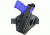 Safariland 328 Belt Holster, Pancake Style - Plain Black, Left Hand 328-83-62