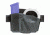Safariland 573 Concealment Magazine Holder, Paddle, Single w/Cuff Pouch - STX Plain Black, Ambidextrous