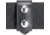 Safariland 655 Belt Keeper, Heavy Duty, 2 Snap 655-2