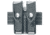 Safariland 72 Double Mag &amp; Cuff Pouch, Glock 20 10mm 4.6in., Glock 21 .45 Cal., Plain Black W/ Black Plastic Snap 72-383-2PBL