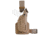 Safariland 7304 7TS ALS/SLS Level III Retention Tactical Holsters, Glock 19 Gen 5, Glock 23, Glock 45, Glock 19X, QLS 19 Fork, Right Hand, FDE Brown, 7304-2835-551-MS19