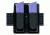 Safariland 75 Double Mag Pouch Without Flaps - STX Hi-Gloss Black, Ambidextrous