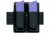 Safariland 75 Double Mag Pouch Without Flaps - STX Plain Black, Ambidextrous