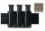 Safariland 775 Slim Open-Top Triple Mag Pouch, Glock 20 10mm 4.6in., Glock 21 .45 Cal., STX Tactical OD, Ambi Shroud Mount 775-383-563
