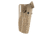 Safariland 7TS SLS Low Ride Level II Retention Duty Holster, Left Hand, STX Plain, FDE Brown, 7285-2192-552